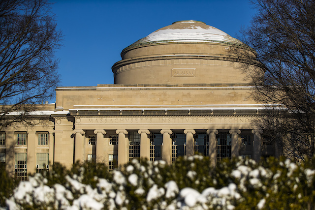 MIT Dome with snow